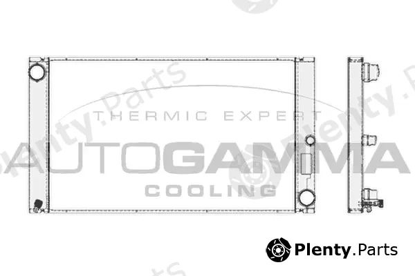Autogamma 103392 — Radiator, engine cooling