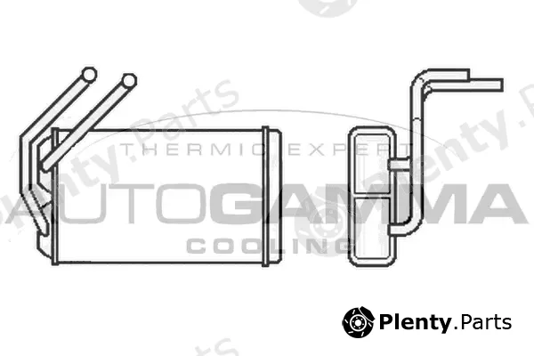 Autogamma 103551 — Heat Exchanger, interior heating