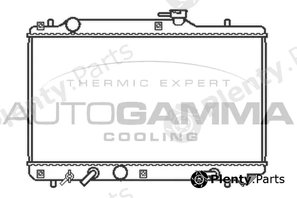 Autogamma 102323 — Radiator, engine cooling