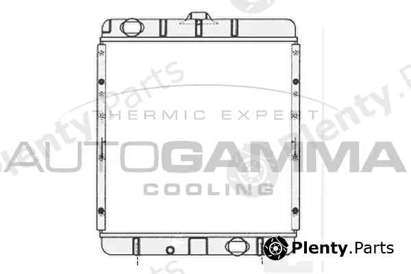 Autogamma 103965 — Radiator, engine cooling