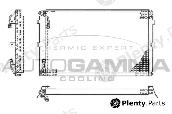 Autogamma 102825 — Condenser, air conditioning
