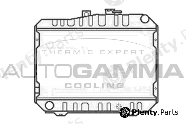 Autogamma 101024 — Radiator, engine cooling