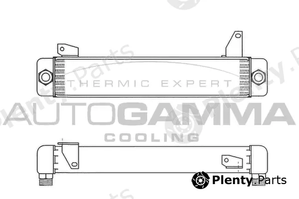 Autogamma 101916 — Oil Cooler, engine oil