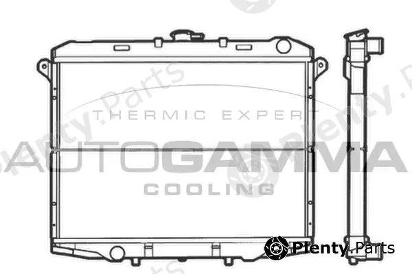 Autogamma 102931 — Radiator, engine cooling