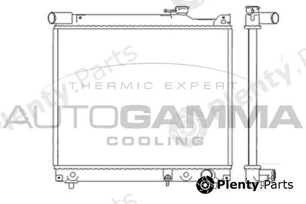 Autogamma 105056 — Radiator, engine cooling