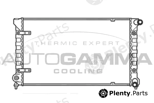 Autogamma 102969 — Radiator, engine cooling
