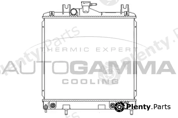 Autogamma 105991 — Radiator, engine cooling