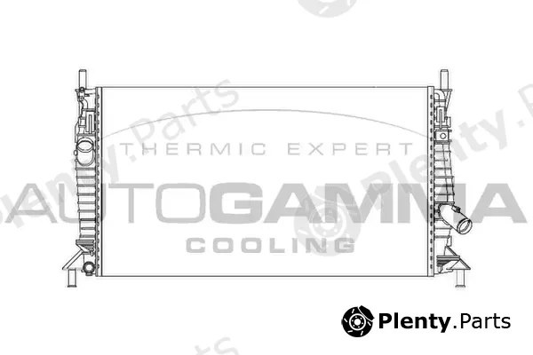 Autogamma 103424 — Radiator, engine cooling