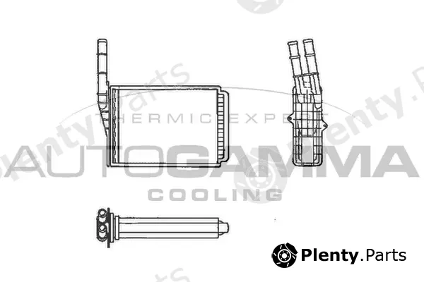 Autogamma 101976 — Heat Exchanger, interior heating