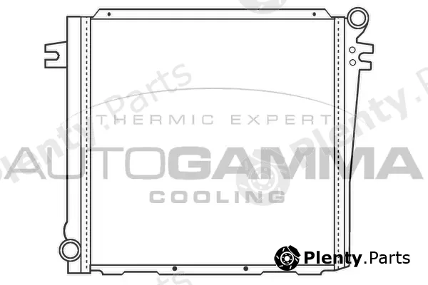 Autogamma 100116 — Radiator, engine cooling