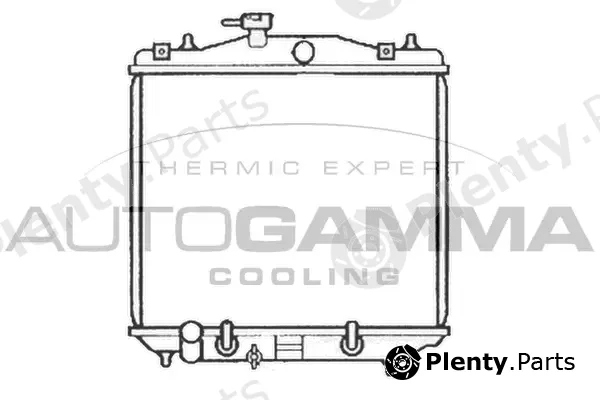 Autogamma 103781 — Radiator, engine cooling