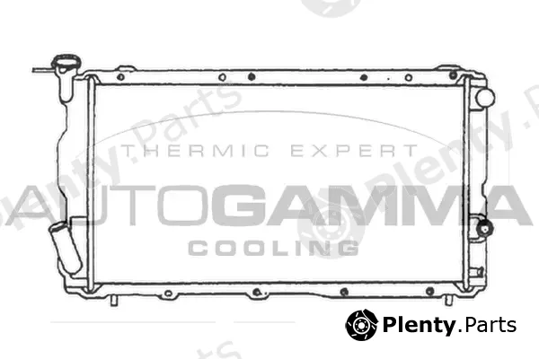 Autogamma 105568 — Radiator, engine cooling