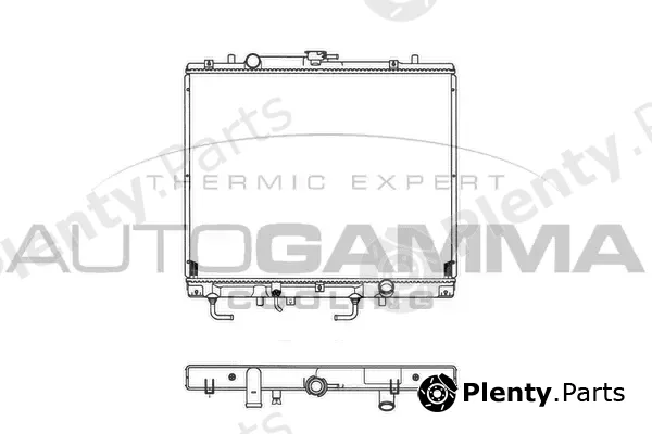 Autogamma 102930 — Radiator, engine cooling
