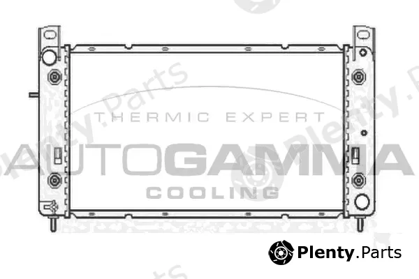 Autogamma 104593 — Radiator, engine cooling
