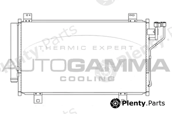Autogamma 107343 — Condenser, air conditioning