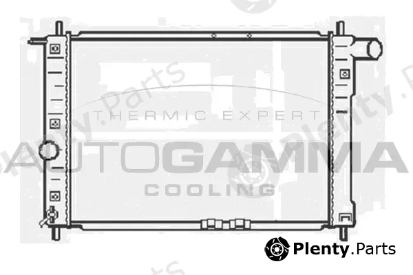 Autogamma 104059 — Radiator, engine cooling