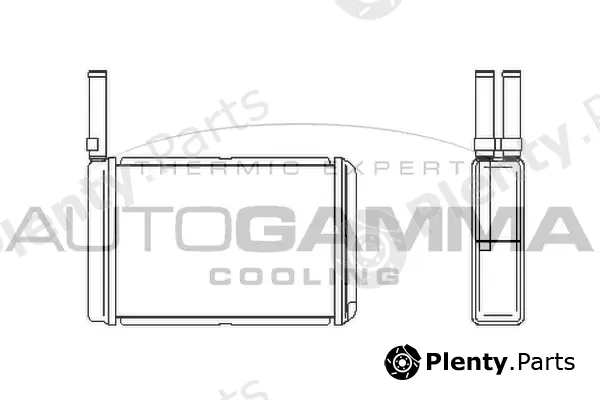 Autogamma 101968 — Heat Exchanger, interior heating