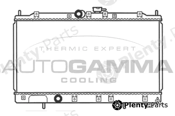 Autogamma 103480 — Radiator, engine cooling