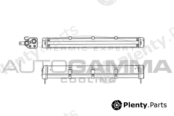 Autogamma 101949 — Oil Cooler, engine oil