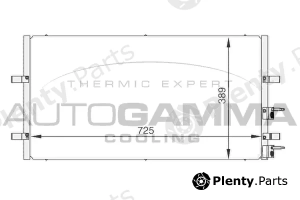 Autogamma 104986 — Condenser, air conditioning