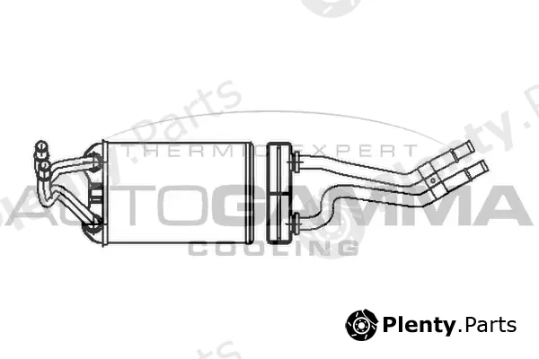 Autogamma 107259 — Heat Exchanger, interior heating