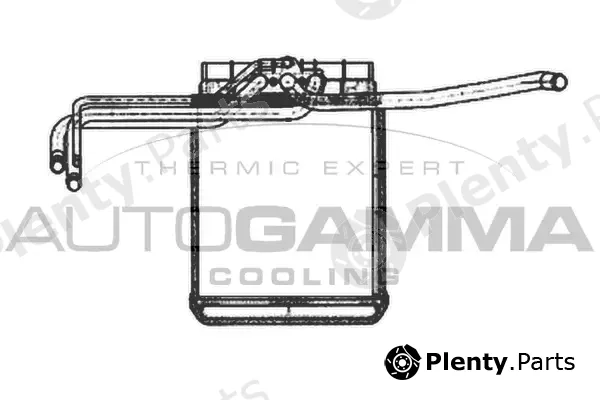 Autogamma 103450 — Heat Exchanger, interior heating