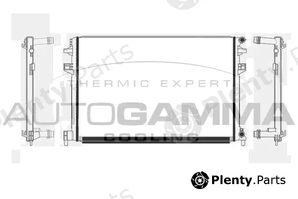 Autogamma 107504 — Radiator, engine cooling