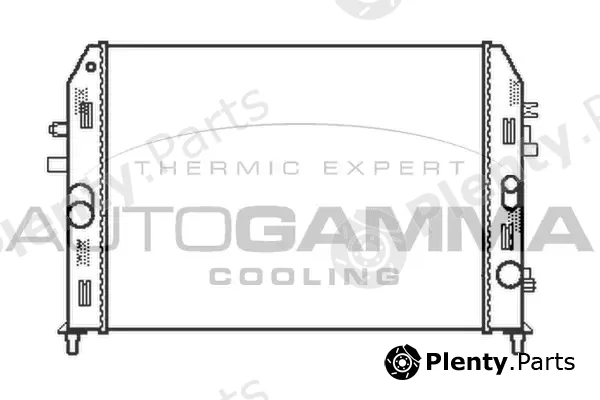 Autogamma 105167 — Radiator, engine cooling