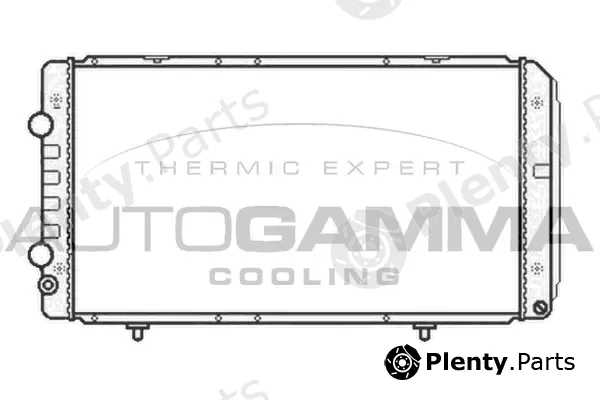 Autogamma 102901 — Radiator, engine cooling