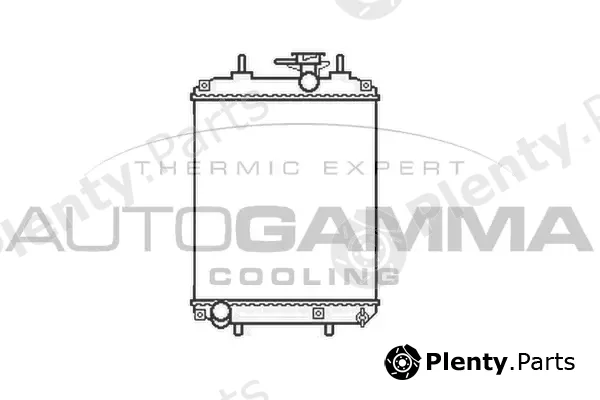 Autogamma 105790 — Radiator, engine cooling
