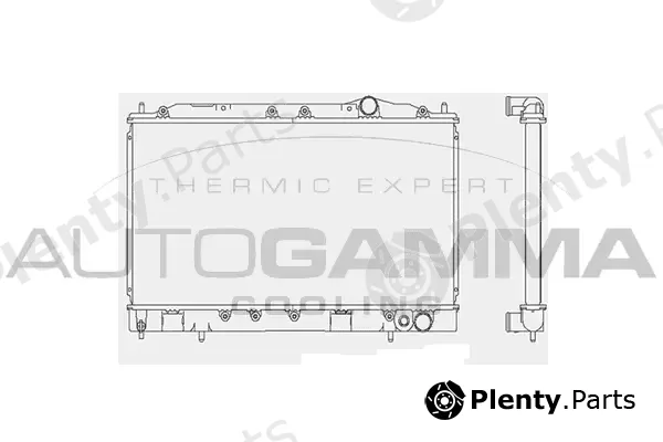 Autogamma 101453 — Radiator, engine cooling