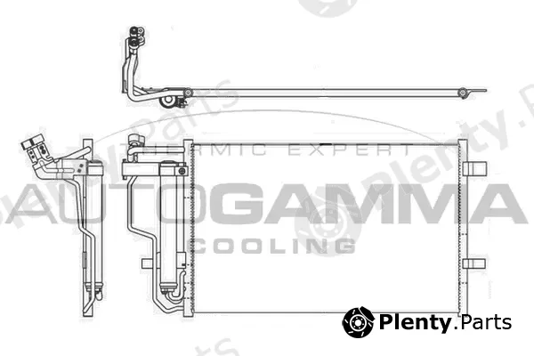Autogamma 105619 — Condenser, air conditioning