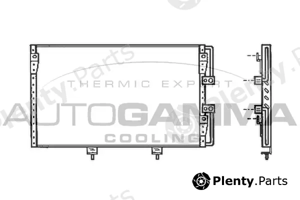 Autogamma 102805 — Condenser, air conditioning
