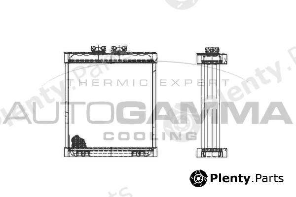 Autogamma 102996 — Heat Exchanger, interior heating