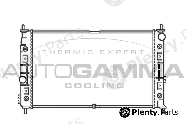 Autogamma 103762 — Radiator, engine cooling
