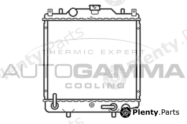 Autogamma 102319 — Radiator, engine cooling