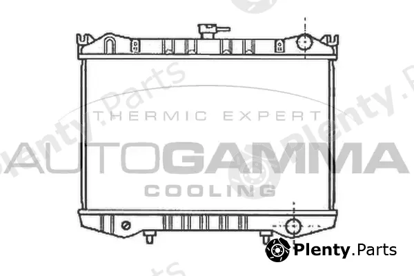 Autogamma 100620 — Radiator, engine cooling