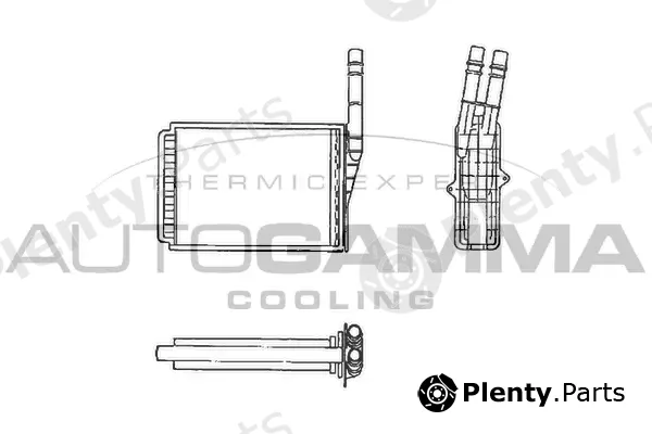 Autogamma 101977 — Heat Exchanger, interior heating