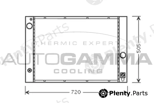 Autogamma 103394 — Radiator, engine cooling