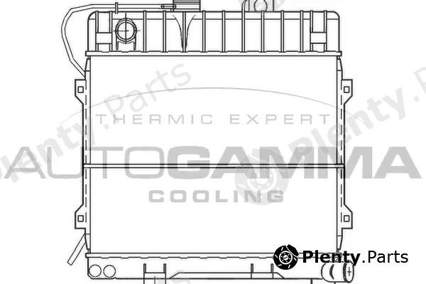 Autogamma 100088 — Radiator, engine cooling