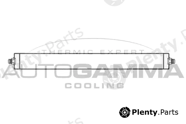 Autogamma 105495 — Oil Cooler, engine oil