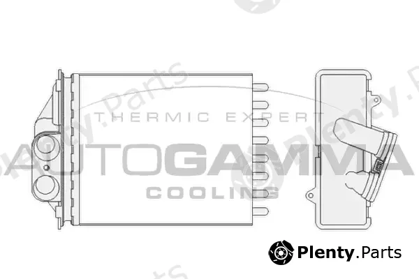 Autogamma 104804 — Heat Exchanger, interior heating