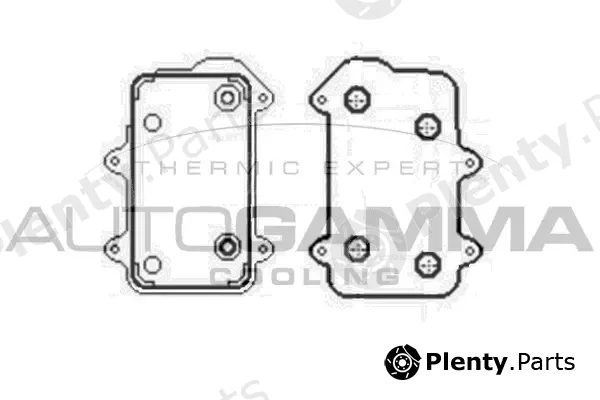 Autogamma 104793 — Oil Cooler, engine oil