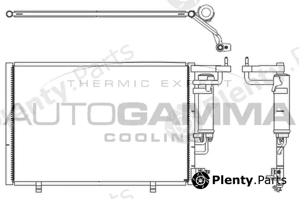Autogamma 107149 — Condenser, air conditioning