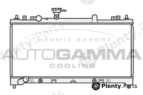 Autogamma 107039 — Radiator, engine cooling