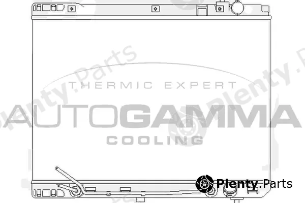 Autogamma 104843 — Radiator, engine cooling