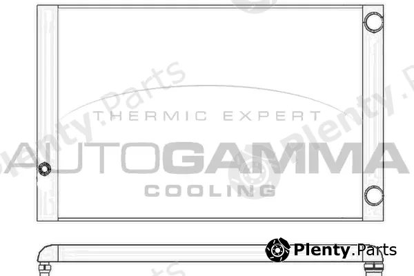 Autogamma 103373 — Radiator, engine cooling