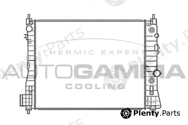 Autogamma 107683 — Radiator, engine cooling