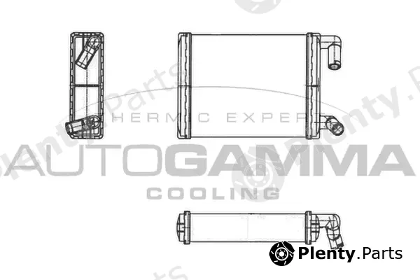 Autogamma 104819 — Heat Exchanger, interior heating