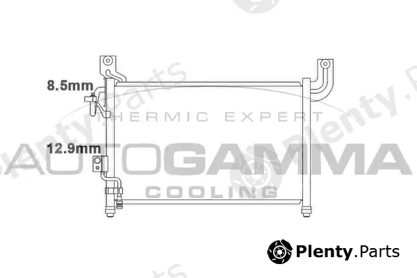 Autogamma 105777 — Condenser, air conditioning